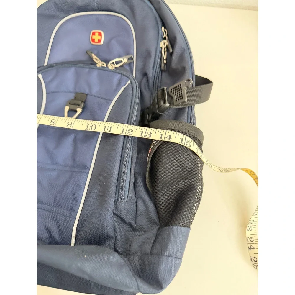 SwissGear‎ Airflow Backpack Navy Blue Black Laptop Travel Commuter Bag